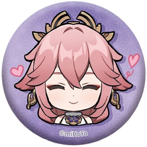 Значок Genshin Impact Chibi: Яэ Мико