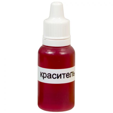 Краситель для слаймов красный