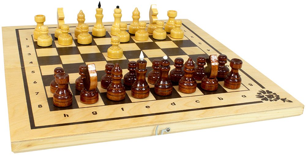 Нескучные Игры Набор классических игр: Шахматы, шашки и нарды (400x210x35 мм) ШК-1 Набор классических игр: Шахматы, шашки и нарды (400x210x35 мм) - фото 2