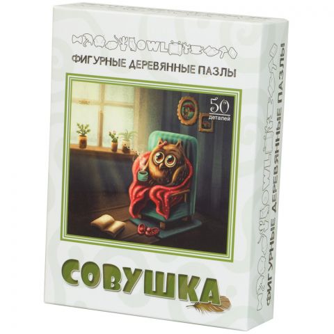 Фигурный деревянный пазл 