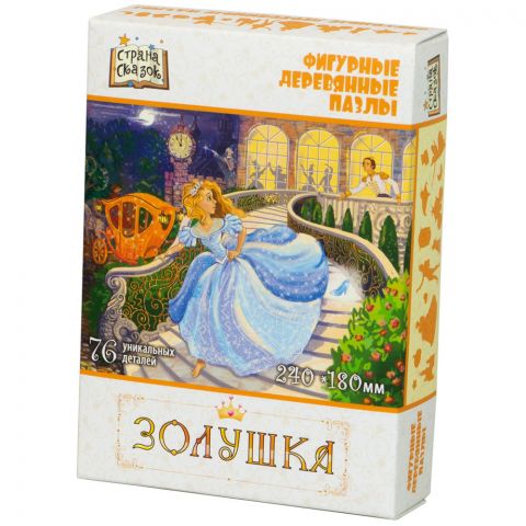 Фигурный деревянный пазл 