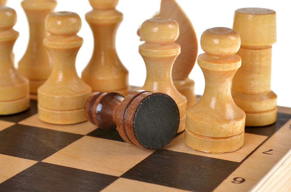 Настольная игра Нескучные Игры Шахматы лакированные (290x145x38) Р-1 Шахматы лакированные (290x145x38) - фото 3