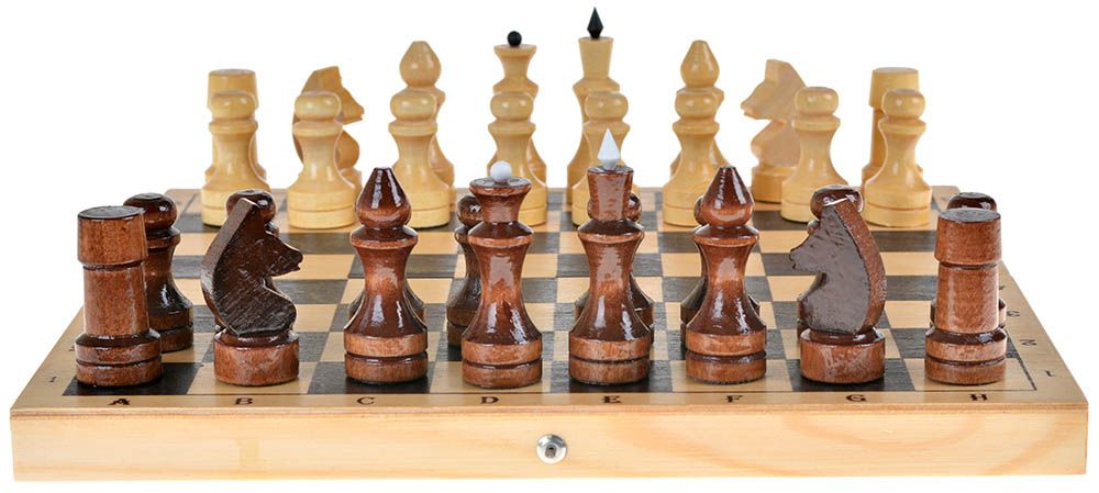 Настольная игра Нескучные Игры Шахматы лакированные (290x145x38) Р-1 Шахматы лакированные (290x145x38) - фото 4