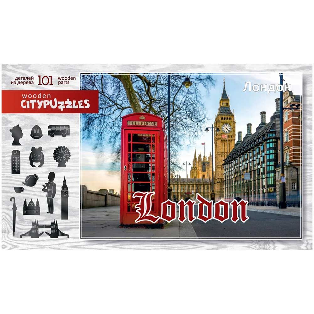 

Пазл Wooden Citypuzzles: Лондон