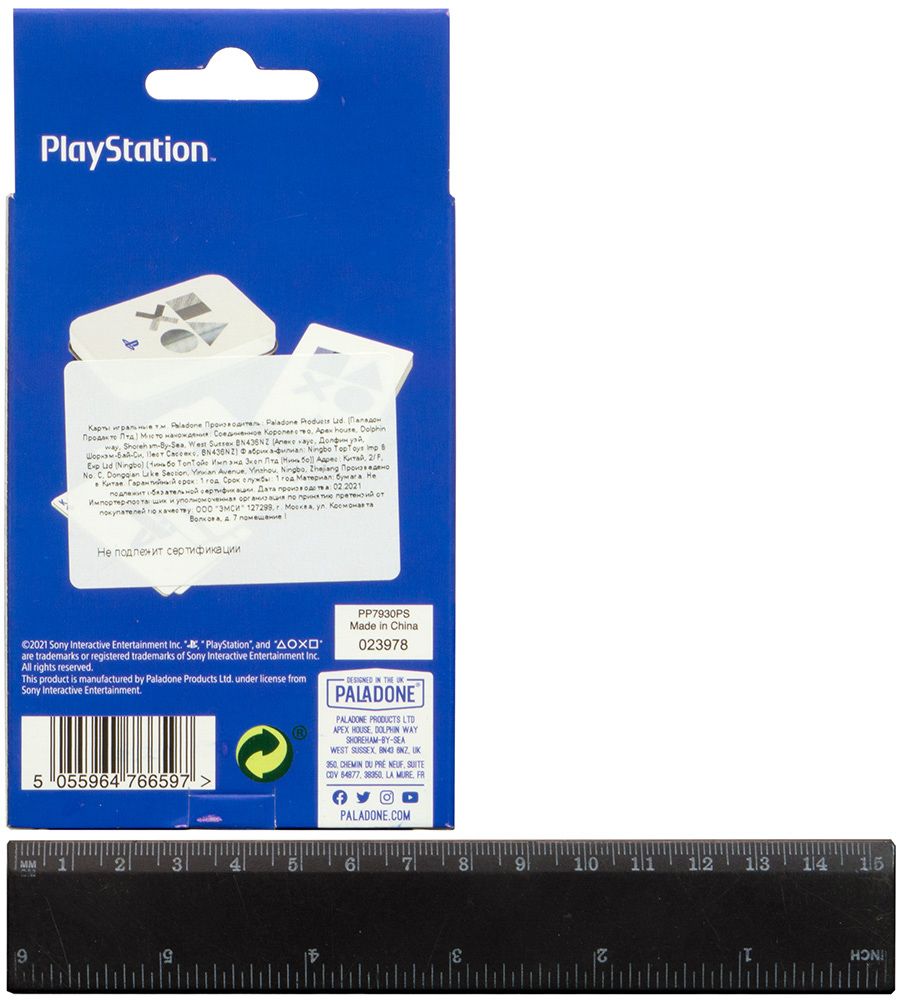 Paladone Карты игральные Playstation Playing Cards PLD327 - фото 2