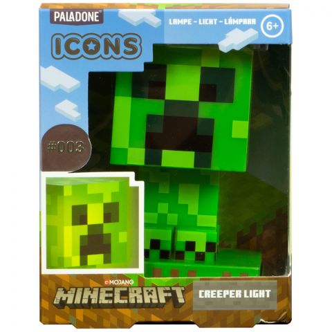 Светильник Minecraft: Creeper Icon 2