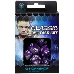 Набор кубиков Classic, 7шт., Lavender/White