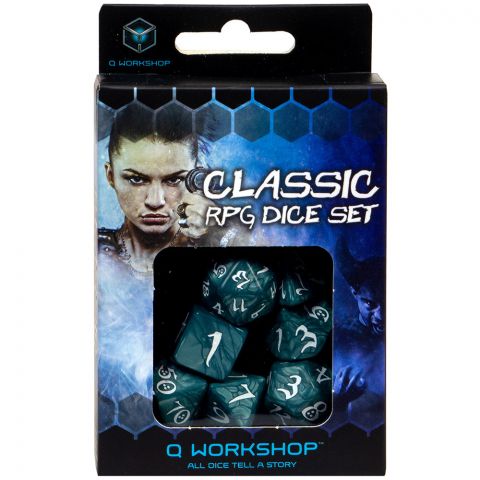 Набор кубиков Classic, 7шт., Stormy/White