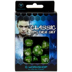 Набор кубиков Classic, 7шт., Olive/White