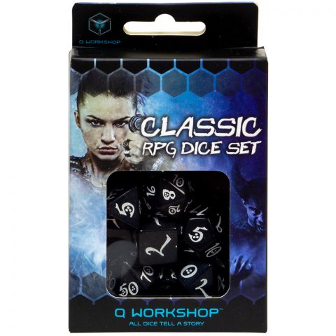 Набор кубиков Classic, 7шт., Black/White