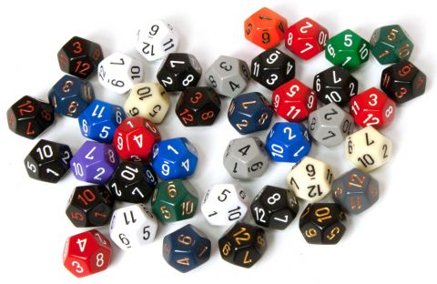 Кубик D12 