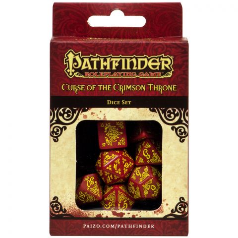 Набор кубиков Pathfinder, 7шт., Curse of the Crimson Throne