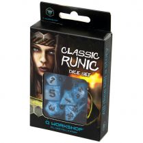 Набор кубиков Classic Runic, 7 шт., Glacier/Black