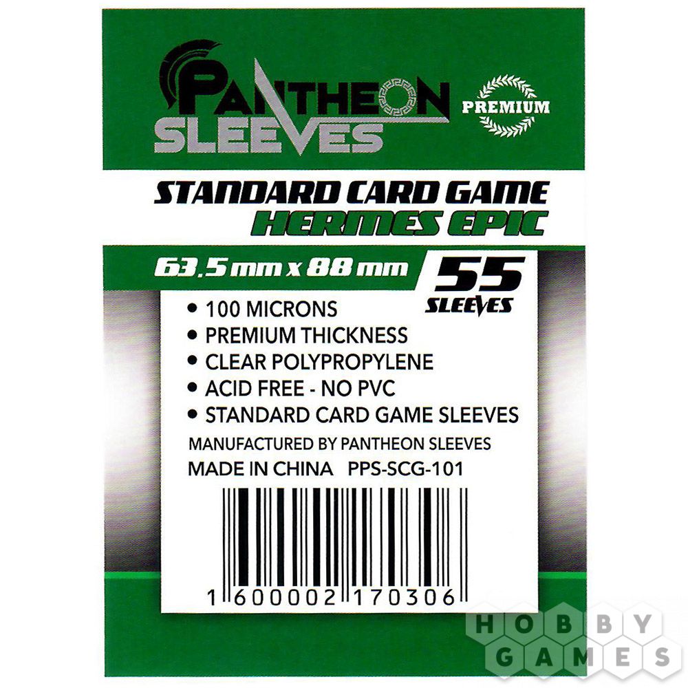 Протекторы Pantheon Sleeves Hermes Epic Standard Card Game премиум (55 шт.,  63.5x88 мм)