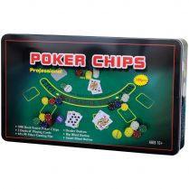 Набор для покера Holdem Light на 300 фишек с номиналом