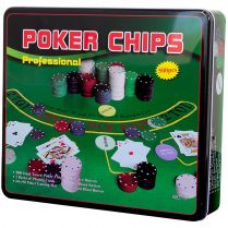 Набор для покера Holdem Light на 500 фишек с номиналом