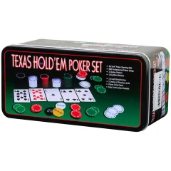 Набор для покера Holdem Light на 200 фишек с номиналом