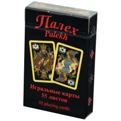 Игральные карты "Черный Палех"  (55 листов)