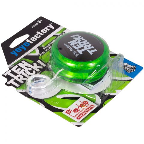 Йо-йо YoYoFactory TenTrick (зелёное)