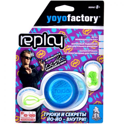 Йо-йо YoYoFactory Replay (синее)