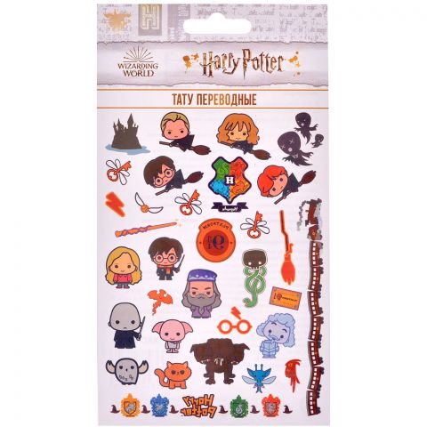 Тату переводные Harry Potter (№2, 32 шт.)