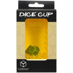 Стакан для кубиков Age of Plastic Yellow Dice Cup, жёлтый