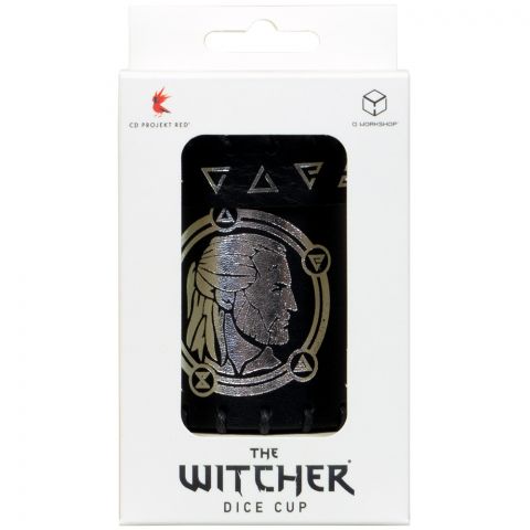 Стакан для кубиков The Witcher Dice Cup. Geralt Sword of Destiny, кожаный