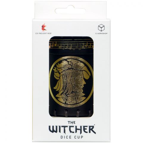 Стакан для кубиков The Witcher Dice Cup. Dandelion Pegasus’ Friend, кожаный