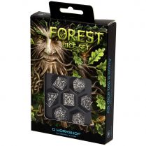 Набор кубиков Forest 3D, 7 шт., White & black