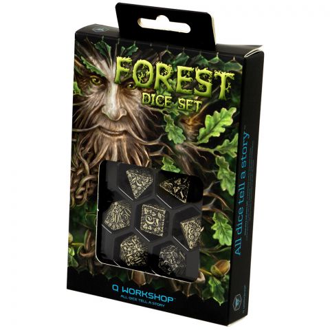 Набор кубиков Forest 3D, 7 шт., Beige & black