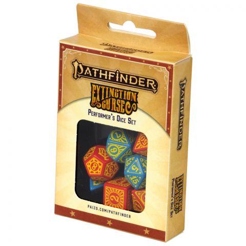 Набор кубиков Pathfinder Extinction Curse, 7 шт., Performer's Dice Set