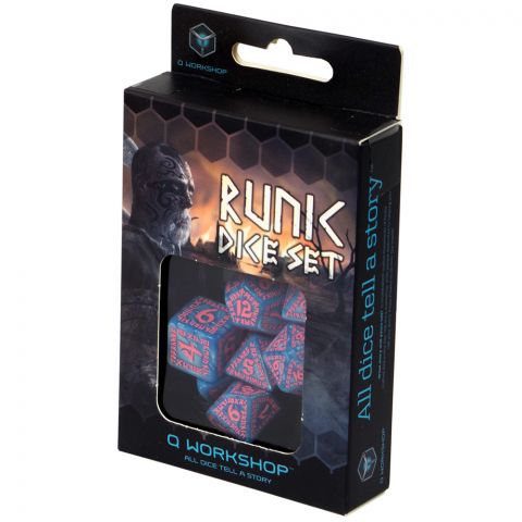 Набор кубиков Runic, 7 шт., Glacier & pink