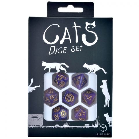 Набор кубиков Cats Dice Set: Purrito, 7 шт.