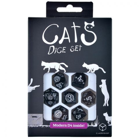 Набор кубиков Cats Modern Dice Set: Waffle, 7 шт.