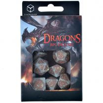 Набор кубиков Dragons, 7 шт., Quartz