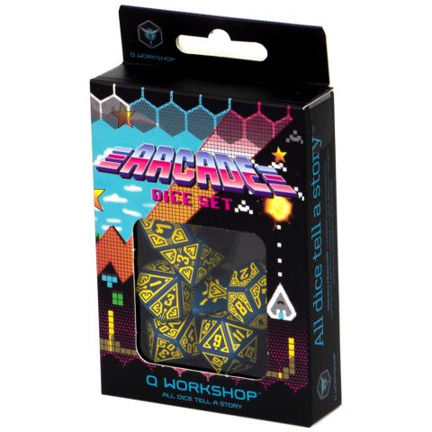 Набор кубиков Arcade, 7 шт., Blue/Yellow