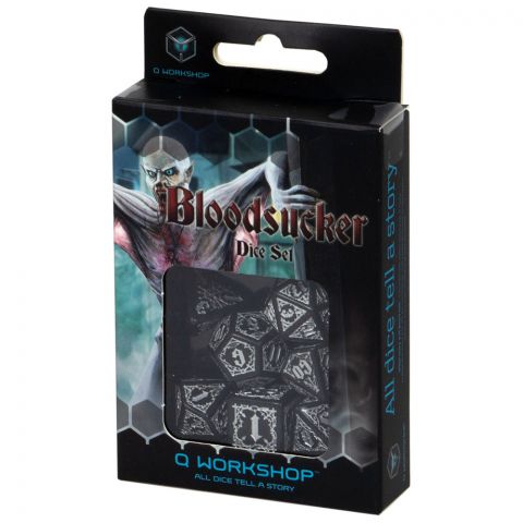 Набор кубиков Bloodsucker, 7 шт., Black/Silver