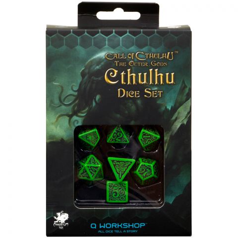 Набор кубиков Call of Cthulhu, 7 шт., The Outer Gods Cthulhu