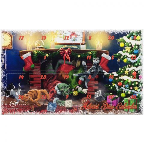 Набор кубиков Advent Dice Calendar #02, 24 шт. 
