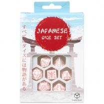 Набор кубиков Japanese Dice Set, Cherry Blossoms Petals, 7 шт.