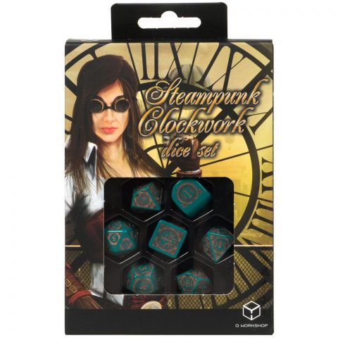 Набор кубиков Steampunk Clockwork: Nautical Apparatus Modern Dice Set, 7 шт.