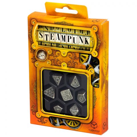 Набор кубиков Metal Steampunk, 7 шт.
