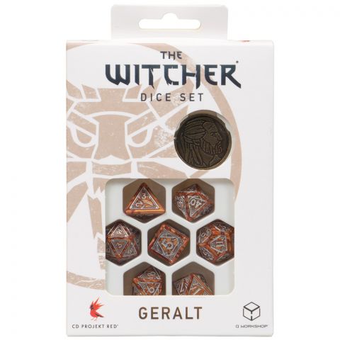 Набор кубиков The Witcher Dice Set: Geralt  – The Monster Slayer, 7 шт. 