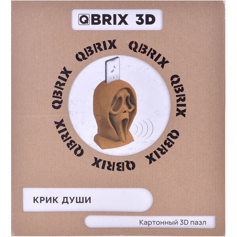 QBRIX Картонный 3D-пазл "Крик души" Гевис20009