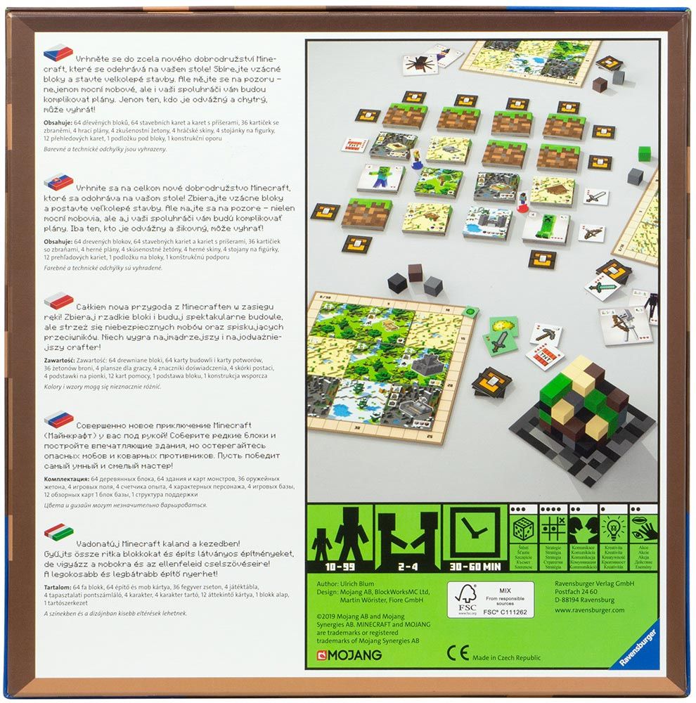 Настольная игра Ravensburger Minecraft: Builders and Biomes 26867 - фото 3