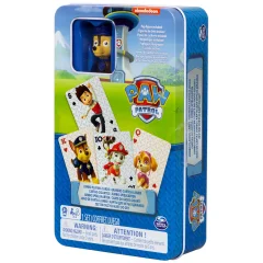 Карточная игра "Щенячий патруль" в металлической коробке