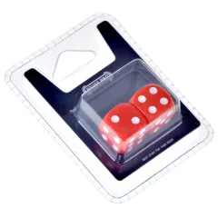 Набор стандартных кубиков D6 Stuff Pro, 2 шт. (16 мм красные)
