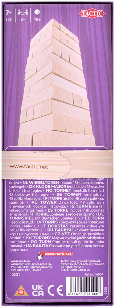 Настольная игра Tactic Башня (коллекционная серия) 14004 Башня (коллекционная серия) - фото 3