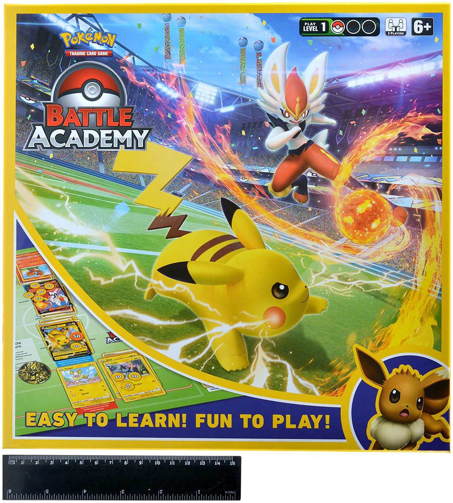 Набор The Pokemon Company International Pokemon TCG: Battle Academy (Cinderace V, Pikachu V,  Eevee V) 290-80906 Pokemon TCG: Battle Academy (Cinderace V, Pikachu V,  Eevee V) - фото 2