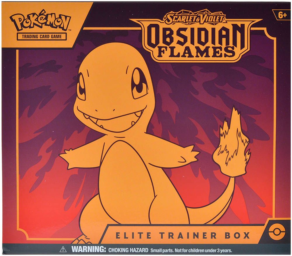 Набор The Pokemon Company International Pokemon TCG. Scarlet and Violet: Obsidian Flames Elite Trainer Box 186-85391 - фото 2